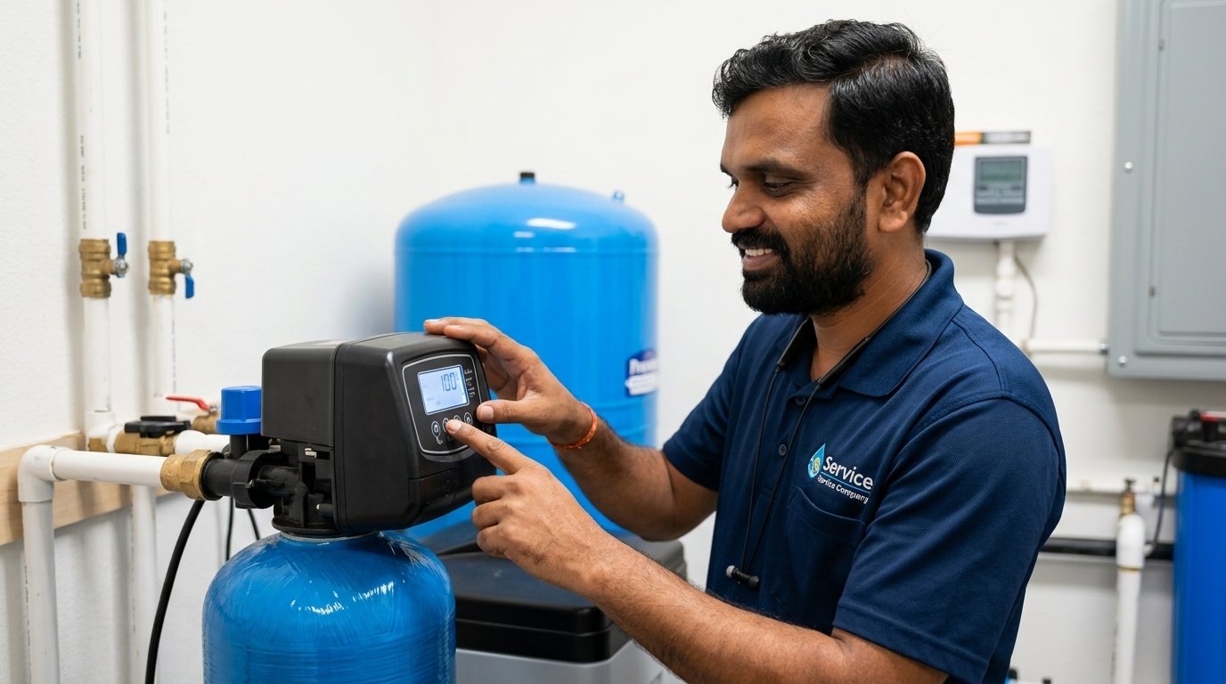Water Softener System Unit